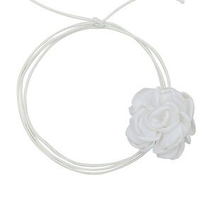 8 Other Reasons White Floral Flower Choker